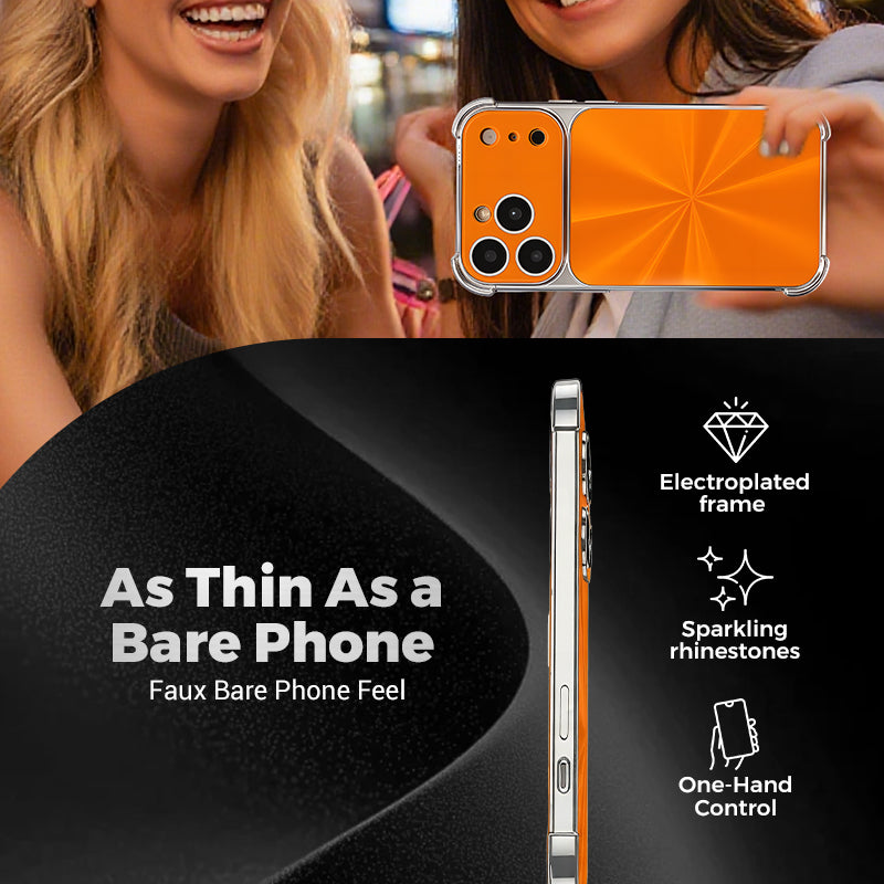 Vierhoekige valbestendige hoes met CD-textuur voor Phone - Koop er 2 en krijg 40% korting op de 2e🔥