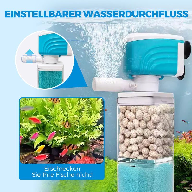 🐠 50% korting! 3-in-1 aquariumfilter – 3-laags filtratie, watercirculatie & automatische waterwissel. Kristalhelder water zonder gedoe! ✨💧