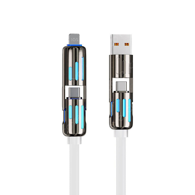 🔥 Tijdelijke halfjaarlijkse uitverkoop🔥 4-in-1 Multi 240W Snellaadkabel