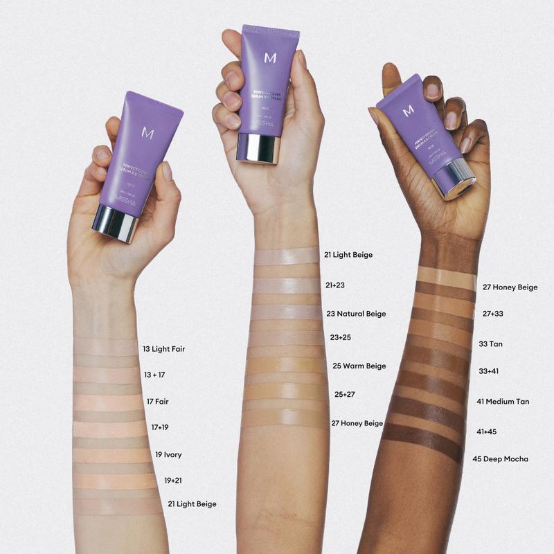 [MISSHA Officieel] M Perfect Cover Serum BB Cream - Bifida Ferment Lysate Serum-Doordrenkte BB Cream