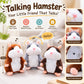🐹 50% korting! Pratende hamsterknuffel – herhaalt geluid, beweegt het hoofdje & zacht om te knuffelen. Verkrijgbaar in 3 kleuren & kersteditie – 15 cm! ✨🎄