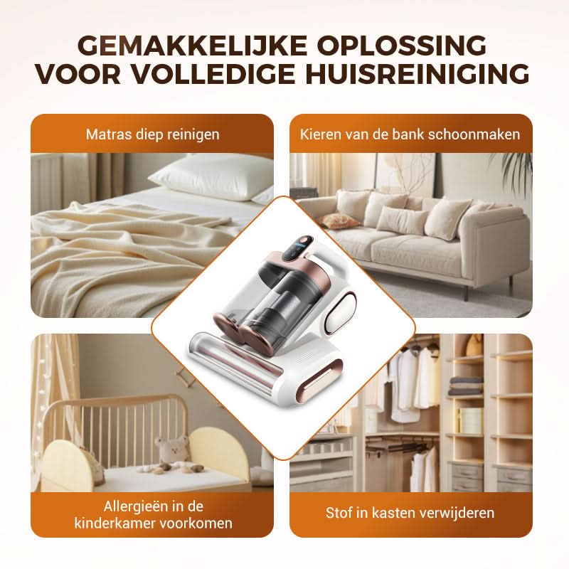 🔥🔥Nieuw binnen 50% KORTING🎁💥Matrasstofzuiger – Verwijdert effectief huisstofmijt 🛏️✨