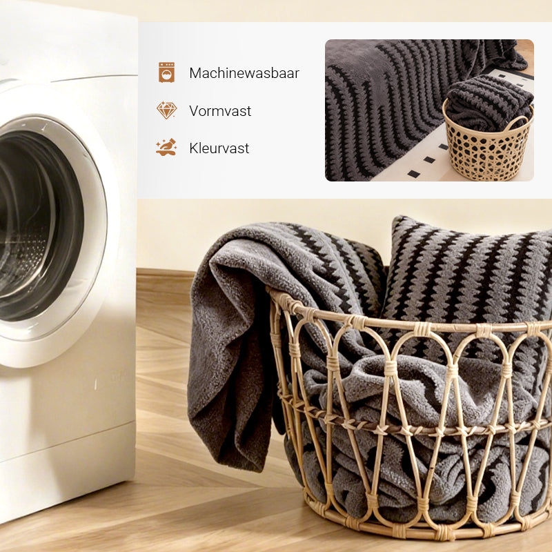 🏷️ 50% korting! Pluche sofaovertrek – dik, antislip en supersoft, ideaal voor knusse herfst- en winteravonden.