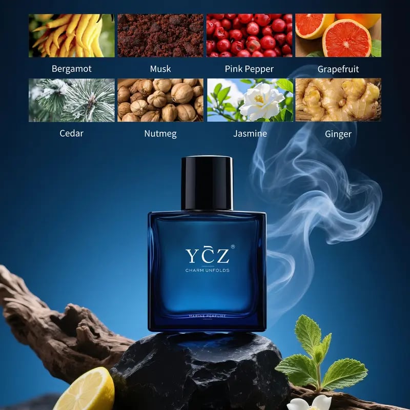 🔥 50% korting! YCZ Midnight Marine – unisex, 50ml, frisse zeebries. Vandaag laatste kans – bestel nu! ⏳✨
