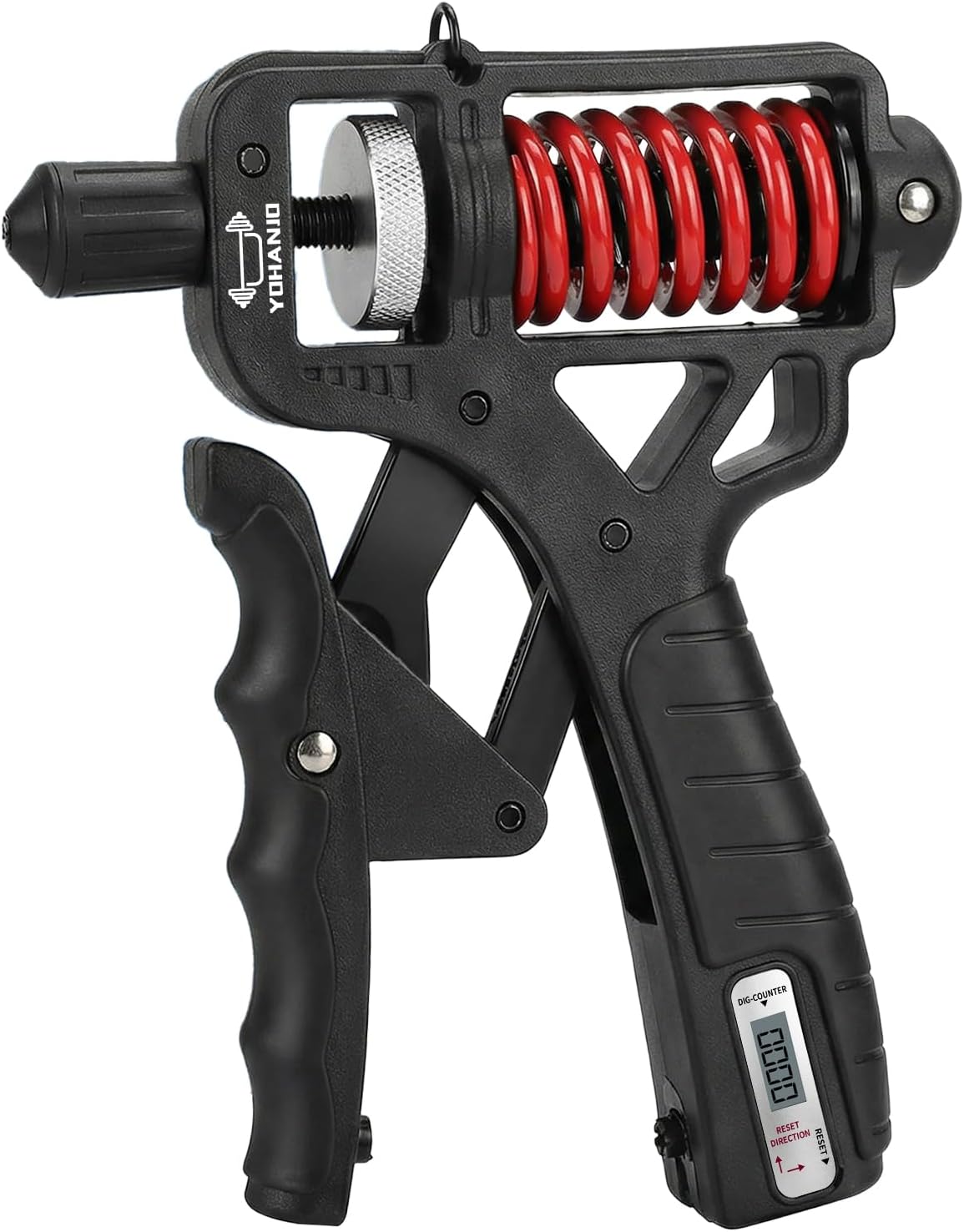 🚀🤝 50% KORTING! Van handshake tot veiligheidshamer: deze ergonomische grip trainer met instelbare weerstand (5–165 kg) versterkt handen, vingers & onderarmen. Met teller!