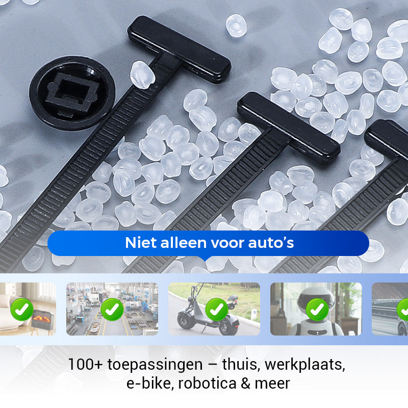 🔥LAATSTE DAG UITVERKOOP 50% KORTING🔥Nylon universele kabelbindergesp