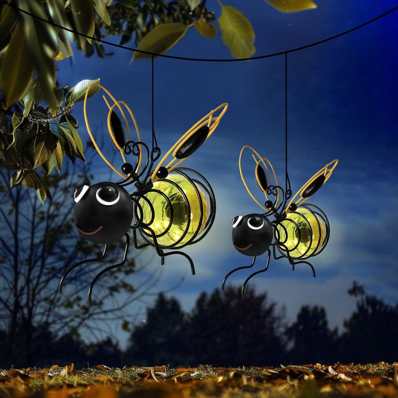🐝 Hangende bijenlamp op zonne-energie voor buiten – Het perfecte cadeau voor moeders die van planten houden, of eigenlijk voor iedereen die je een glimlach bezorgt❤️