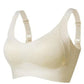 🎁Koop 1, krijg 2 gratis, 💕Geribbelde zijden push-up bh voor dames zonder stalen ring, verstelbaar🌸