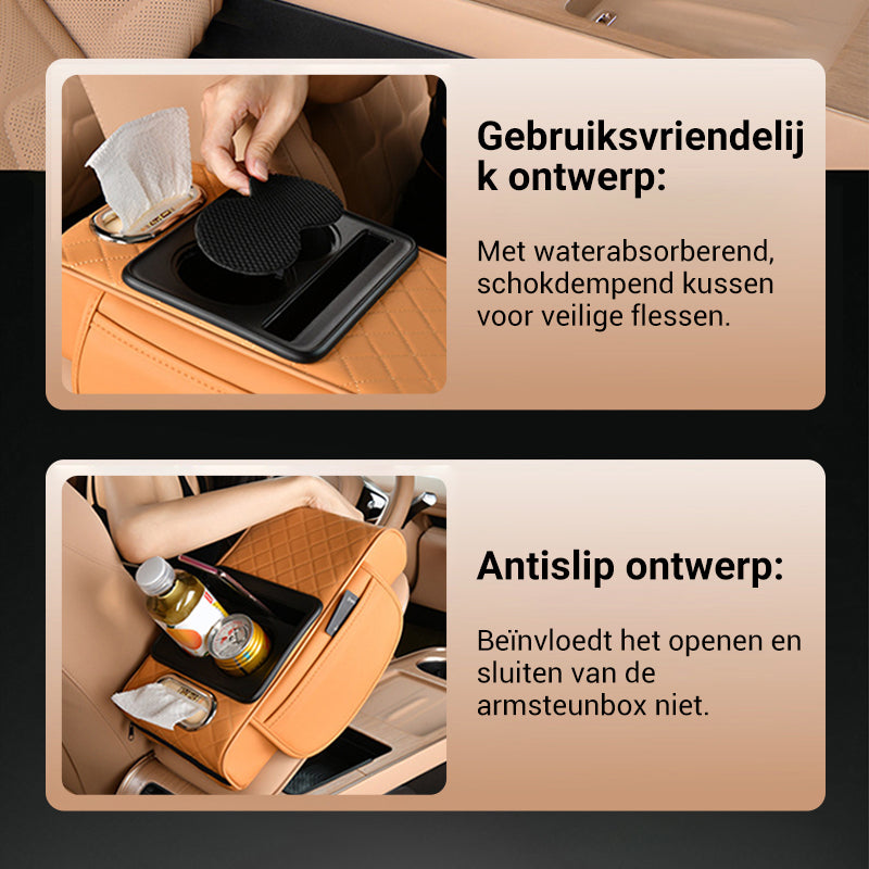 🚗 Multifunctioneel armsteunkussen voor in de auto – verlicht vermoeidheid, biedt comfort en past in elke auto.