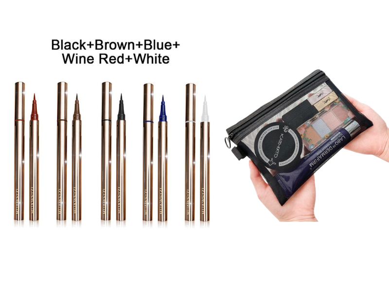✨ Waterdichte, veegvaste eyeliner – 24 uur lang intens zwart en uiterste precisie! ✨