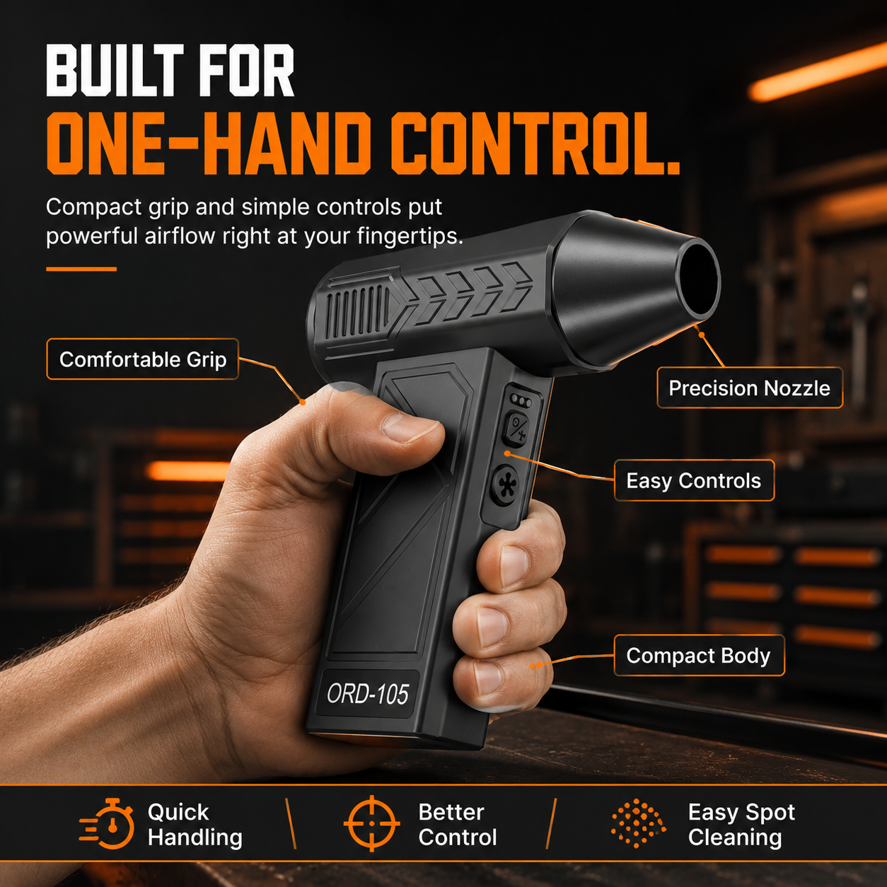 ⚡💨 48% korting! Draadloze mini-blower – compact, 2 standen, precisie-opzetstuk. Snel & eenvoudig stof verwijderen in huis & auto!