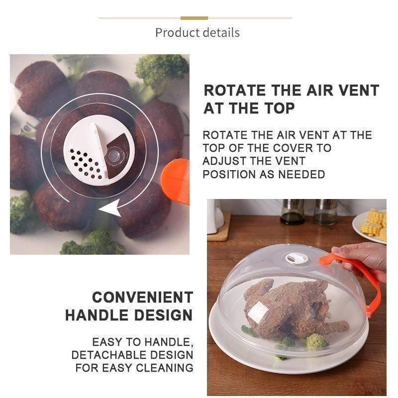 🧼 Duurzame magnetron-spatbeschermingsdeksel — BPA-vrij, groot formaat, gebruiksvriendelijk! 🧼Kleur