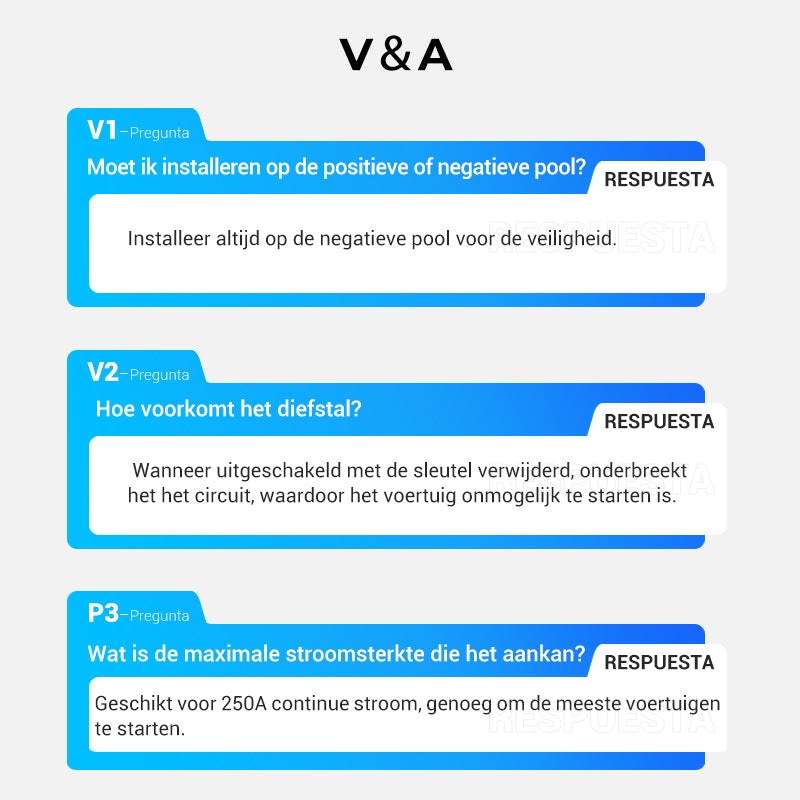 🔋🚗 12V/24V Accu Uitschakelaar voor Voertuigen – Dual Voltage, 250A, Verhoogde Veiligheid & Eenvoudige Installatie!