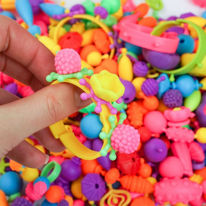 🎨 50% korting! Pop Beads sieradenset voor kinderen – eindeloos hergebruik, bevordert hand-oogcoördinatie & creativiteit. Perfect kerstcadeau! ✨🎅