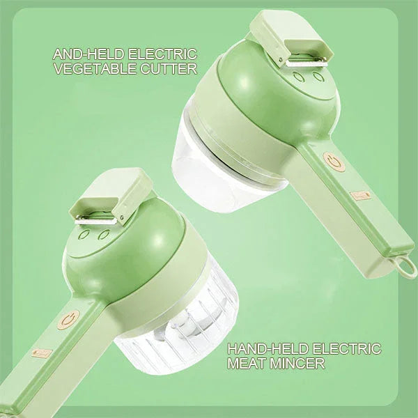 🥕 50% korting! 4-in-1 elektrische groentesnijder – hak, snij & rasp in seconden. Compact & krachtig – elke maaltijd sneller! ⚡🔪