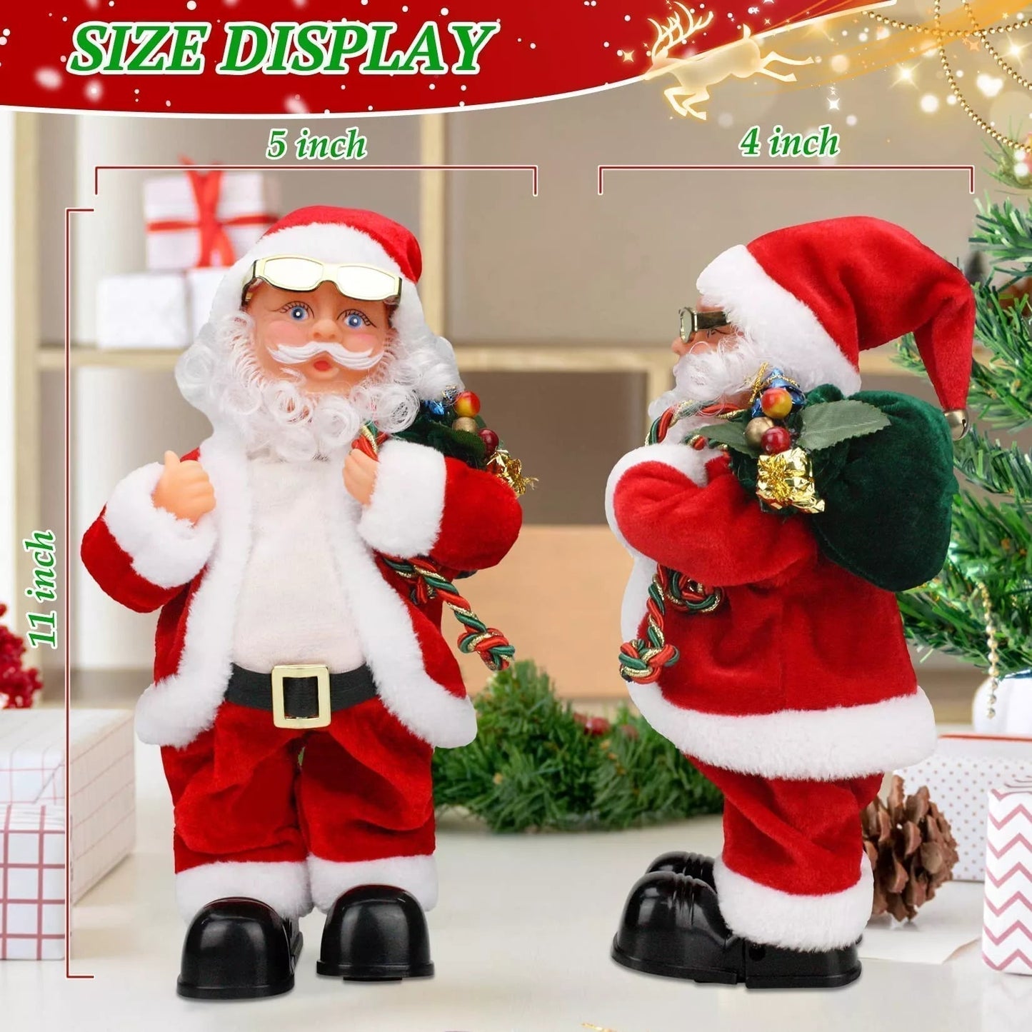 🎅Kerstuitverkoop - 16% KORTING🎄Elektrische dansende muziekkerstman