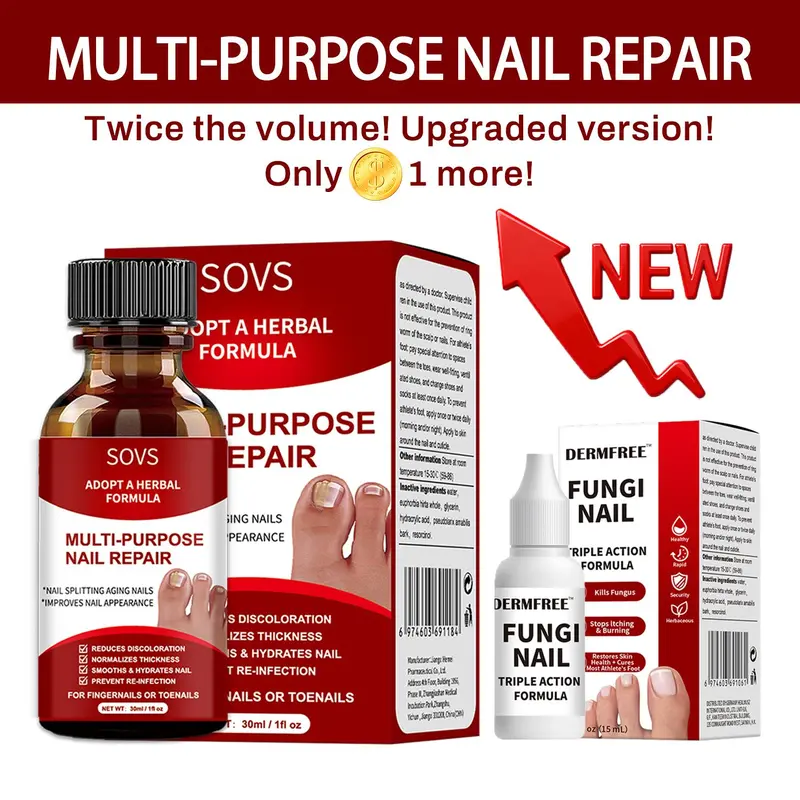 🔥Populaire aanbieding – 50% KORTING!🔥🖤Zie sneller echte resultaten🖤 2 flesjes Nagelreparatie Essence voor beschadigde nagels💅🏽