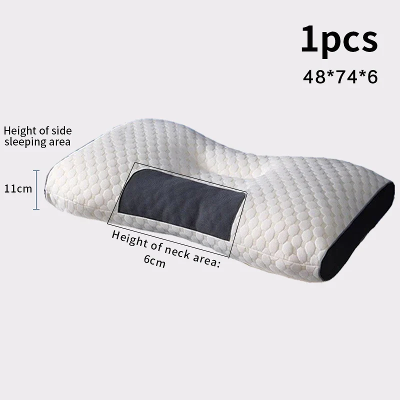 🔥🔥 Kussens Slaapkussen Hoogwaardige Kern Ergonomisch Contour Kussen Geschikt voor Comfortabel Slapen