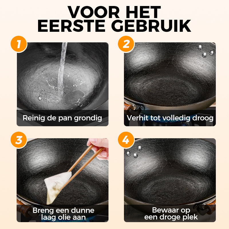 🔥Hot Sale 50% UIT🔥Uncoated Dikke IJzeren Pot