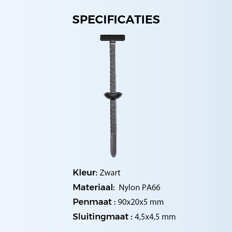 🔥LAATSTE DAG UITVERKOOP 50% KORTING🔥Nylon universele kabelbindergesp