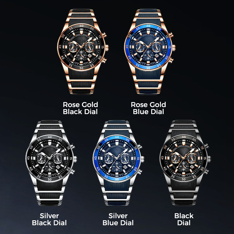 🔥Hot Sale 50% Off🎁Men's Waterproof Multifunctional Quartz Watch