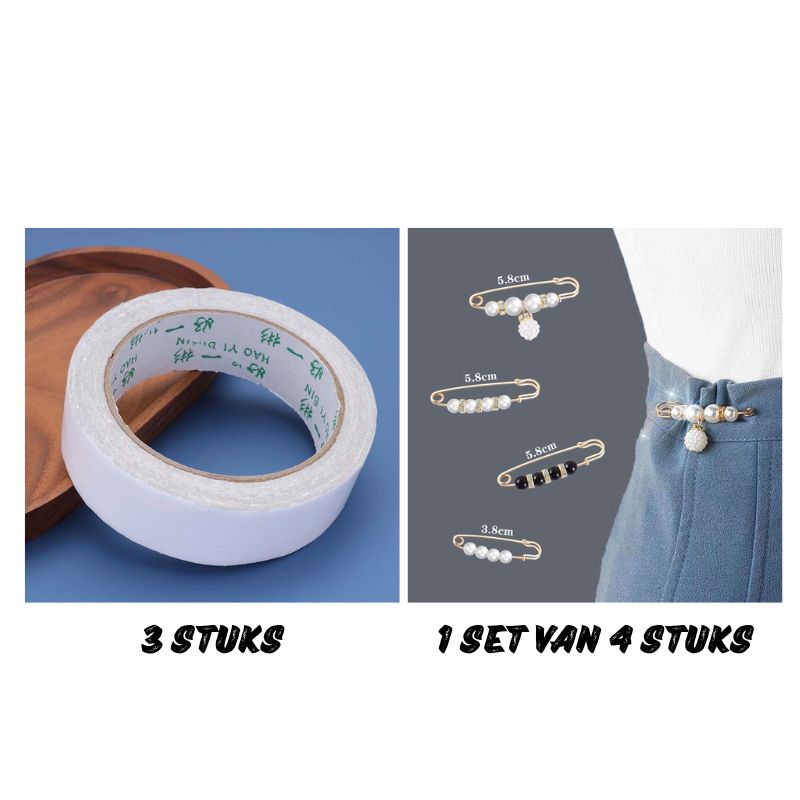 Wasbare zoomtape voor broeke