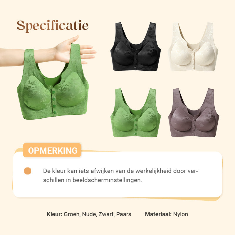 Comfort Voorsluiting & Draadvrije Naadloze Bh