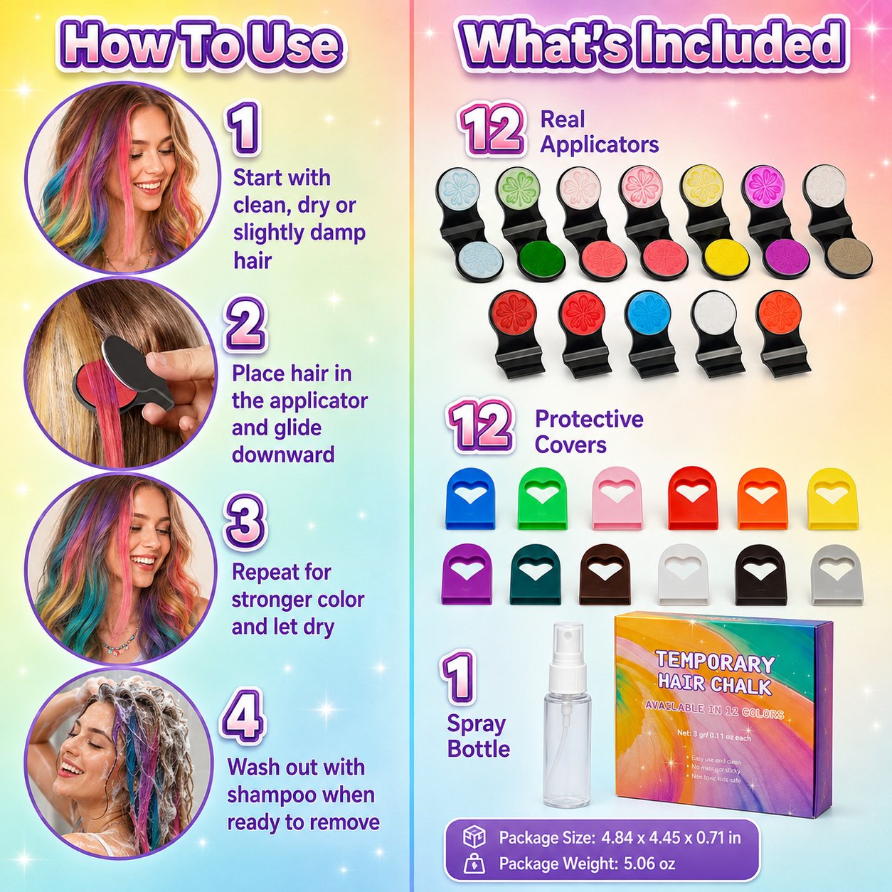 🌈 50% korting! 12-kleuren haarkrijt set – tijdelijke kleur, wasbaar & eenvoudig aan te brengen. Perfect voor feesten & festivals! 🎨✨