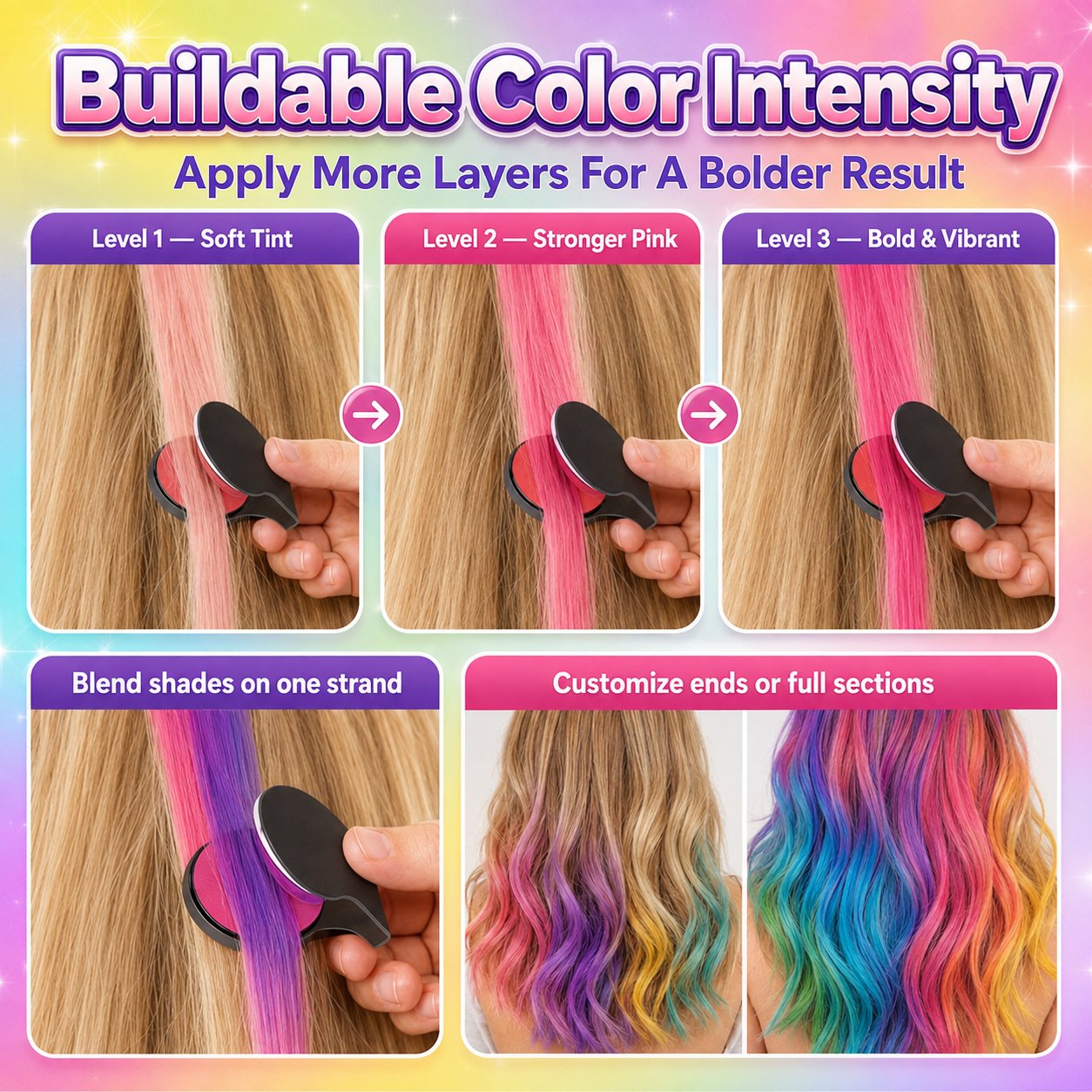 🌈 50% korting! 12-kleuren haarkrijt set – tijdelijke kleur, wasbaar & eenvoudig aan te brengen. Perfect voor feesten & festivals! 🎨✨