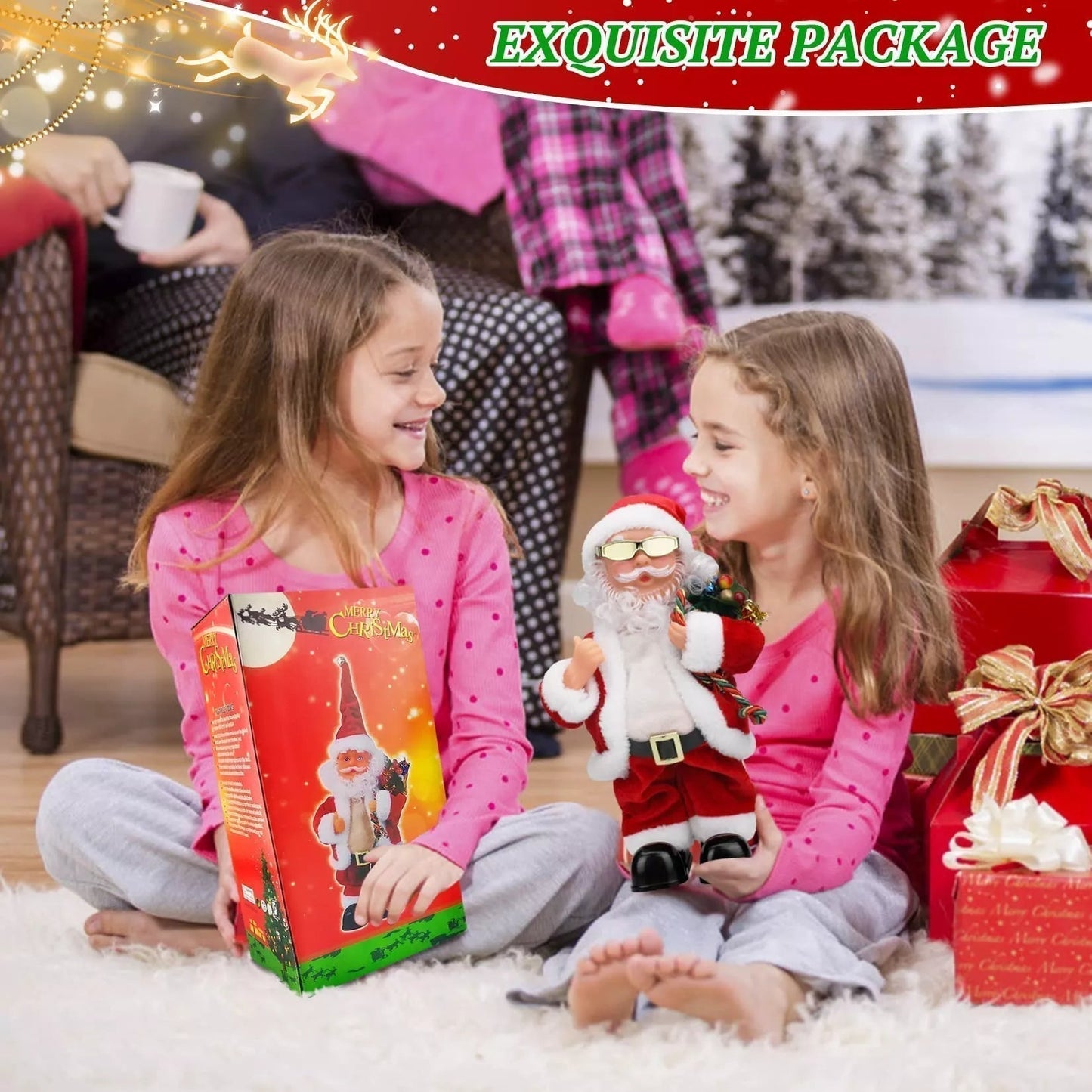 🎅Kerstuitverkoop - 16% KORTING🎄Elektrische dansende muziekkerstman