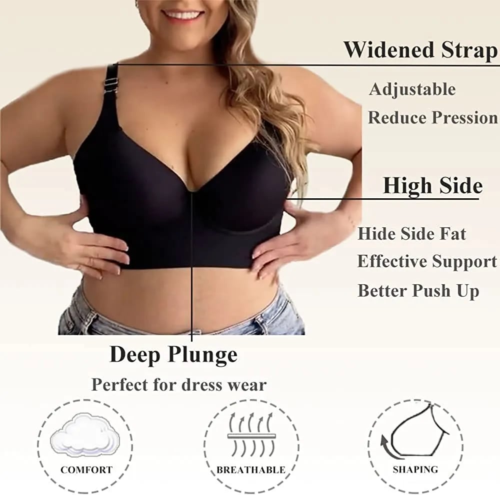 💥50% KORTING💥🔥Rug Gladmakende Beha met Shapewear