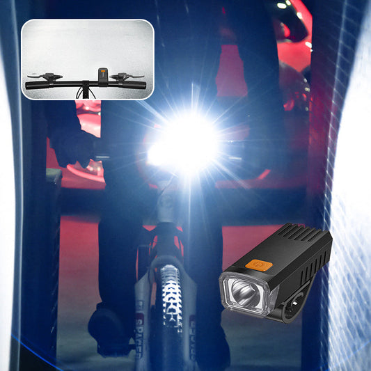 LED waterdichte oplaadbare fietslamp met clip