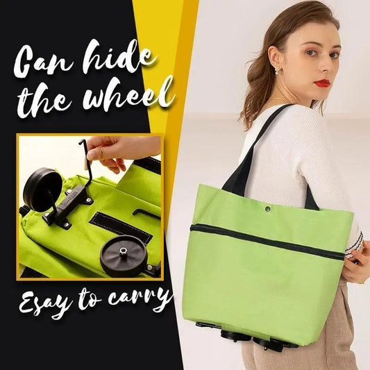 🛒🎁 50% KORTING! Van supermarkt tot camping: deze opvouwbare boodschappentrolley met 600D Oxford-stof en handvat is het perfecte Moederdag-cadeau. Stijlvol, praktisch, en hij staat uit zichzelf!