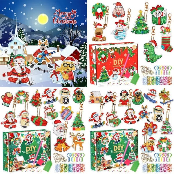 🎅Vroege kerstspecials✨Nieuw ontwerp Kerstmis Diy het Schilderen Stickerset