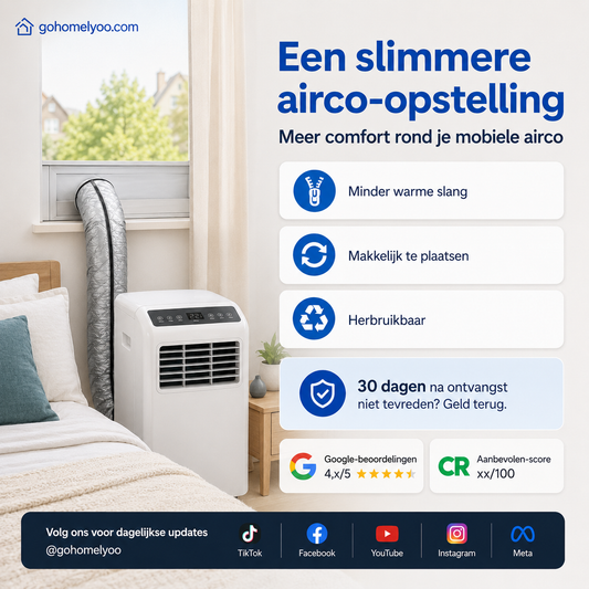 🔥Isolatiehoes voor aircoslang: onmisbaar in huis tijdens de zomer