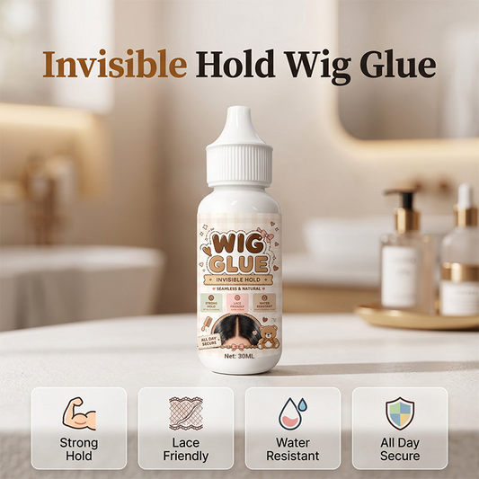 💇‍♀️ Waterdichte onzichtbare pruimenlijm – houdt kantpruik de hele dag stevig en natuurlijk! ✨