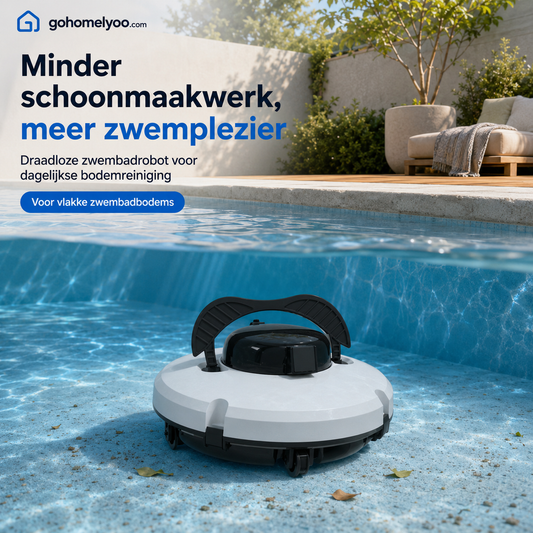 50% KORTING🌊 Zwembadreinigingsrobot | Draadloos · Krachtige Zuigkracht · Slimme Navigatie · Start met Eén Druk op de Knop · Eenvoudig Uitneembare Filtermand Technologie verandert ons leven🔥