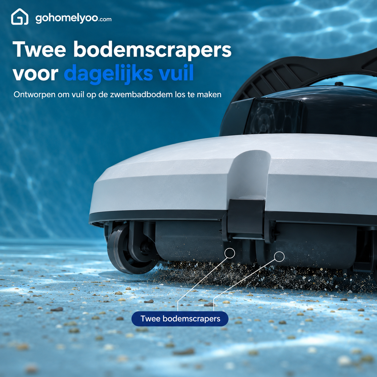 50% KORTING🌊 Zwembadreinigingsrobot | Draadloos · Krachtige Zuigkracht · Slimme Navigatie · Start met Eén Druk op de Knop · Eenvoudig Uitneembare Filtermand Technologie verandert ons leven🔥