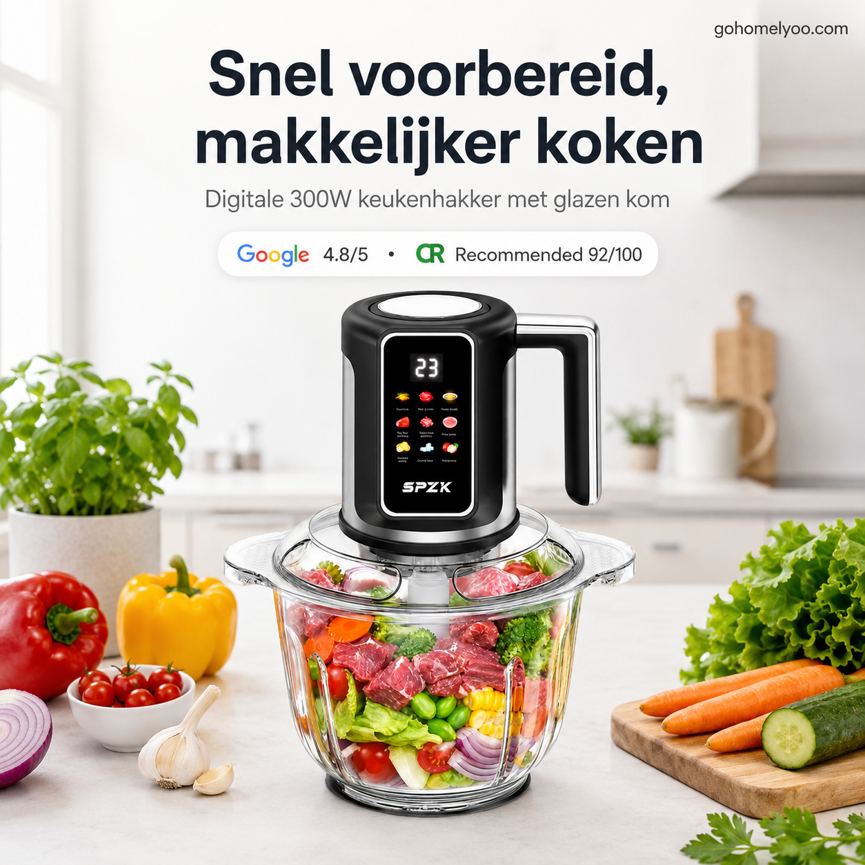✨HOT SALE 50% KORTING ✨Elektrische vleesmolen met grote capaciteit