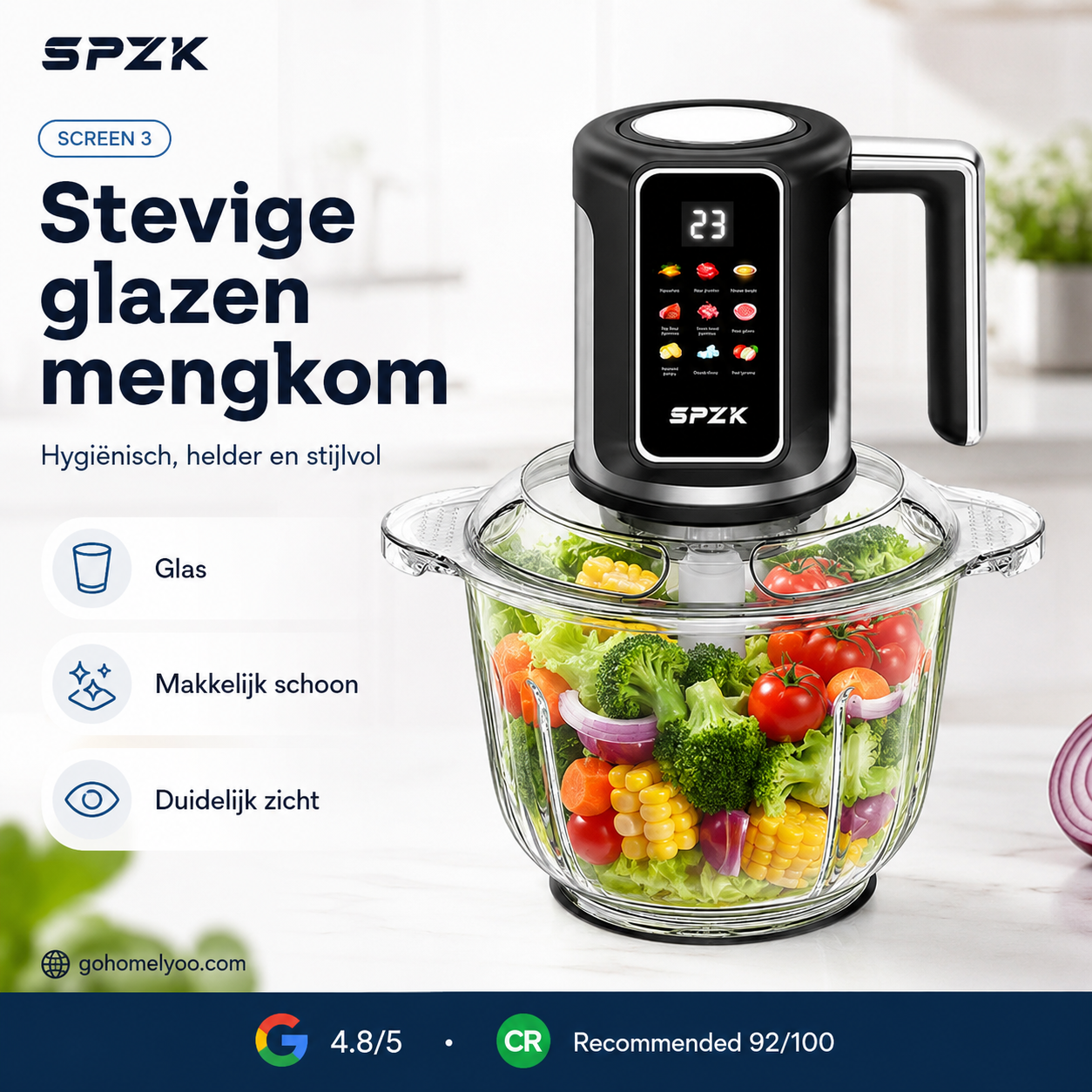 ✨HOT SALE 50% KORTING ✨Elektrische vleesmolen met grote capaciteit