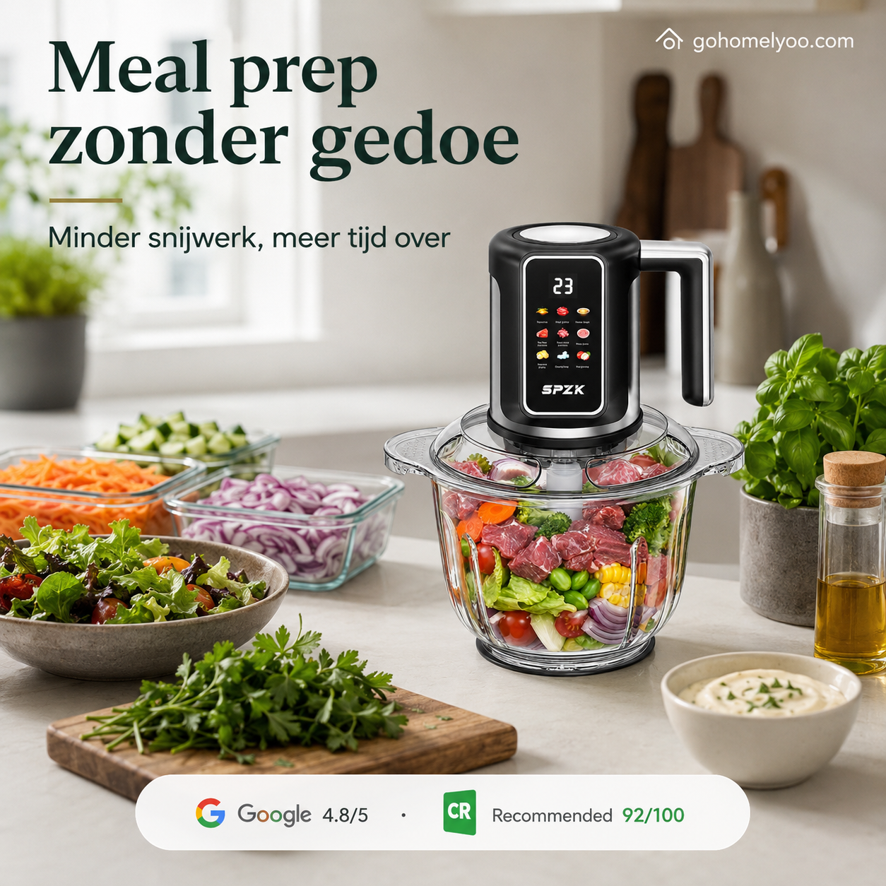 ✨HOT SALE 50% KORTING ✨Elektrische vleesmolen met grote capaciteit