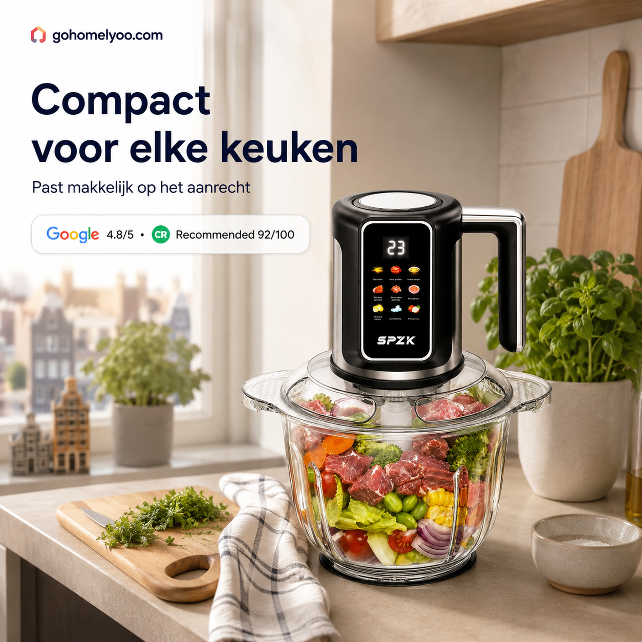 ✨HOT SALE 50% KORTING ✨Elektrische vleesmolen met grote capaciteit