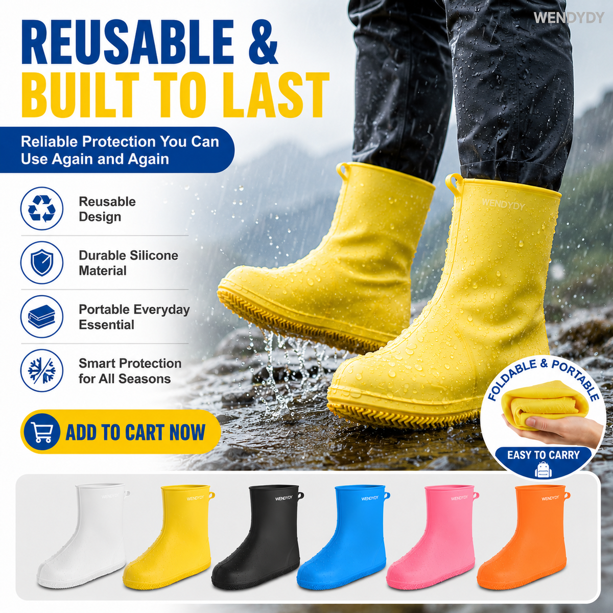 👟  50% korting! Waterdichte silicone schoenovertrek – houd je schoenen droog & schoon tijdens regen. Antislip, lichtgewicht & herbruikbaar! ✨🌧️