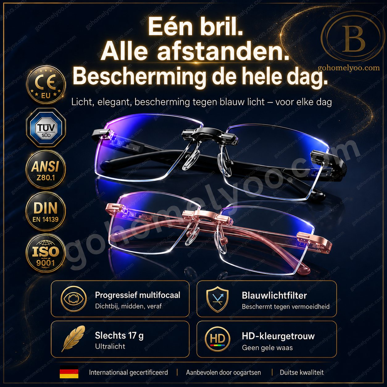 👓StuksKaderloze, ultralichte leesbril met diamantslijping✈️Tijdelijke aanbieding: 1 kopen, 1 gratis🎁｜Totaal 2｜