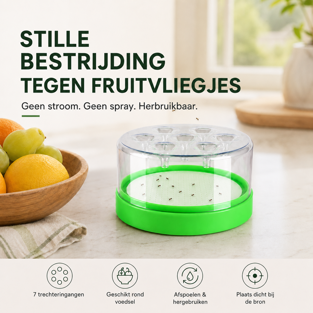✨ Effectieve Herbruikbare Vliegenvanger🌿