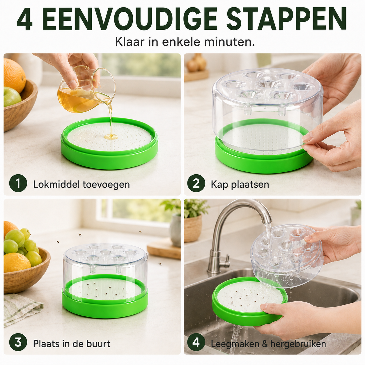 ✨ Effectieve Herbruikbare Vliegenvanger🌿