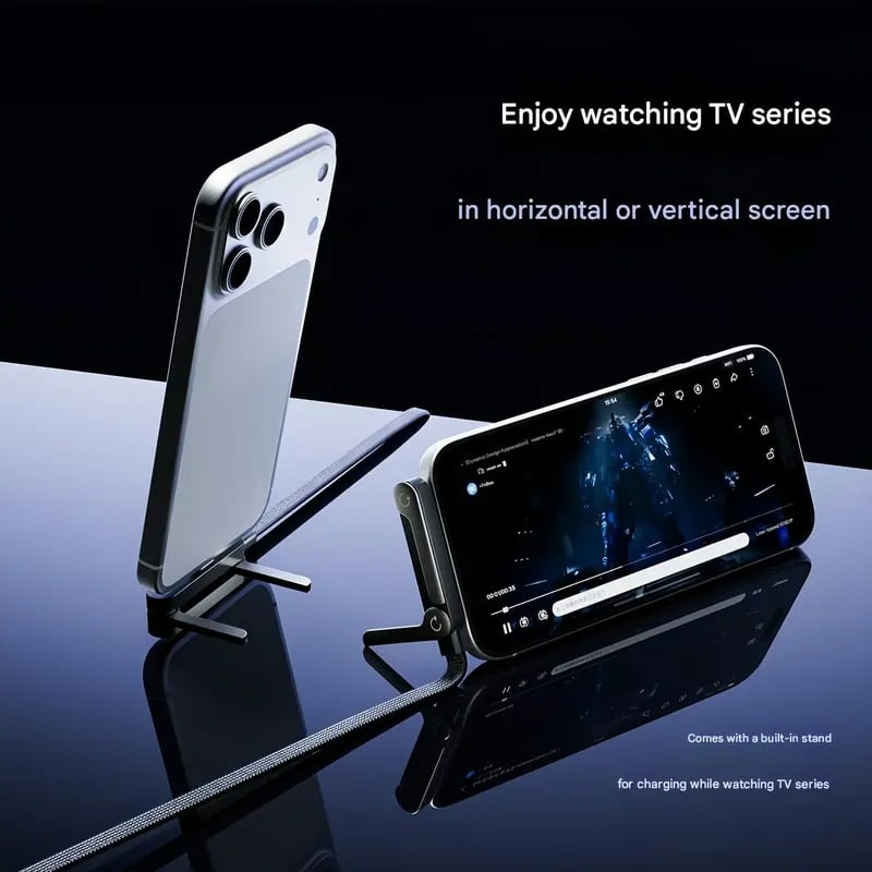 240 W snellaadkabel met verstelbare telefoonstandaard