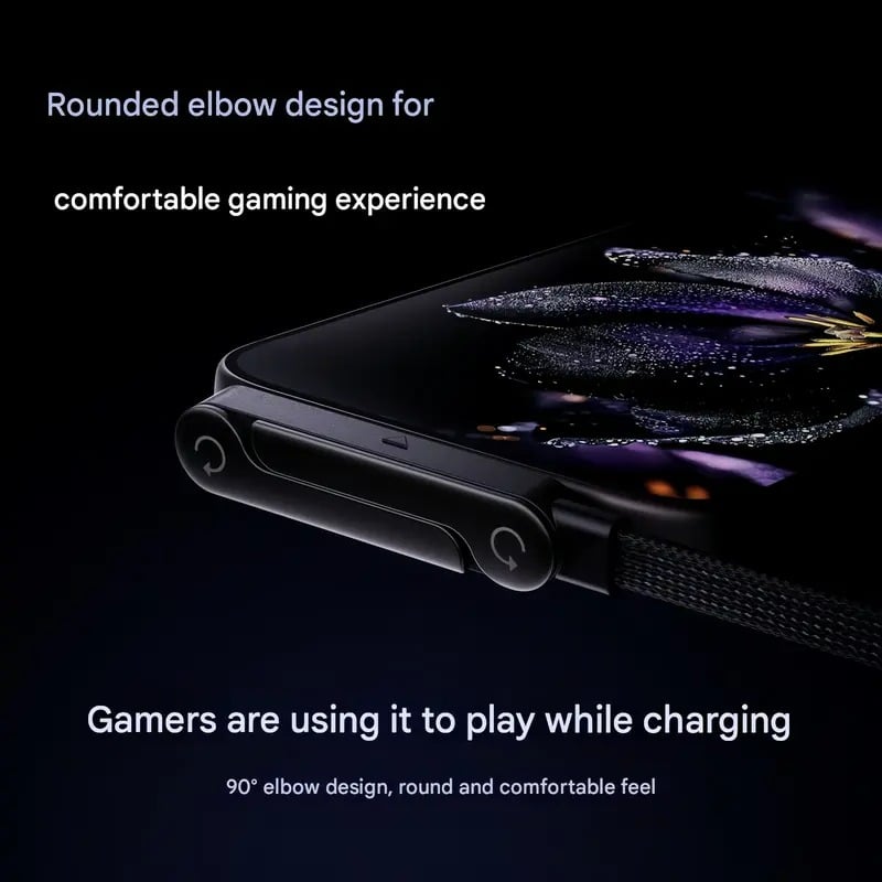 240 W snellaadkabel met verstelbare telefoonstandaard