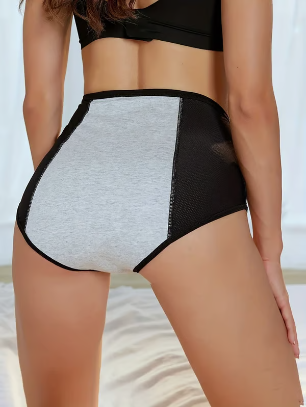 🌟KOOP 5 KRIJG 5 GRATIS 🌟Lekvrij Menstruatie Ondergoed voor Vrouwen met Hoge Taille