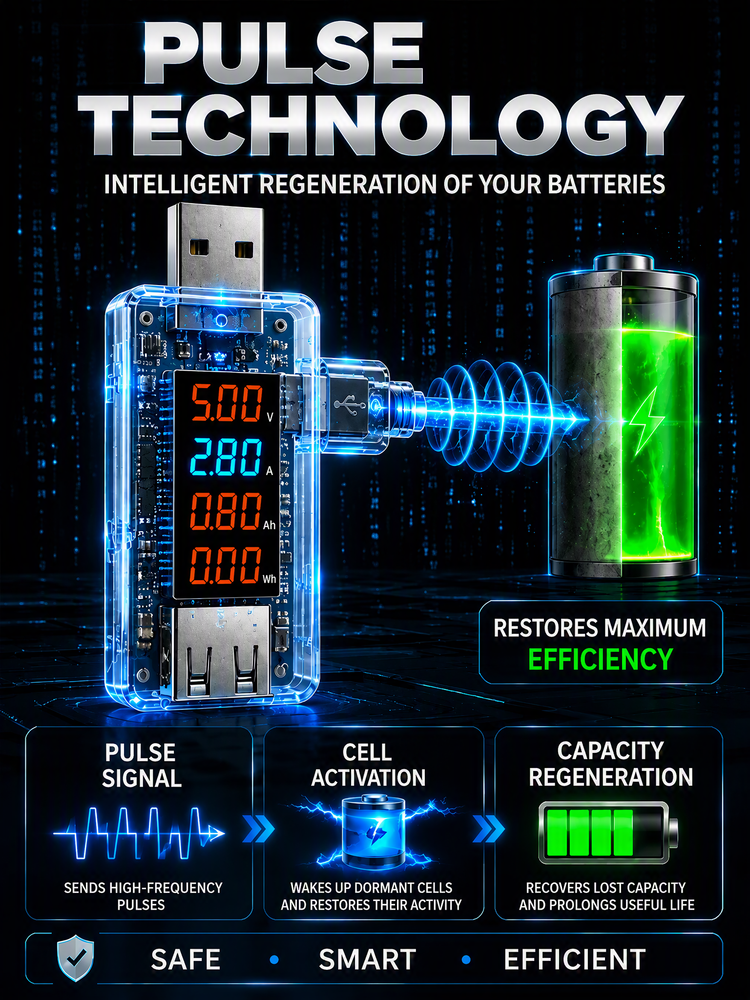 🔋 50% korting! USB batterijreparatie dongle – verlengt levensduur, herstelt prestaties. Eenvoudig in gebruik voor elke telefoon! ⚡📱